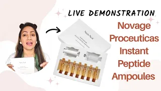 Oriflame Novage Proceuticals Ampoules Demo, Benefits & How to Use