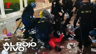La policía desmantela el campamento de manifestantes propalestinos en UCLA | Al Rojo Vivo