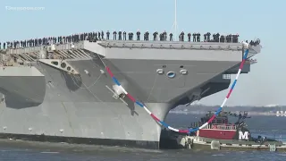 USS Gerald R. Ford strike group homecoming