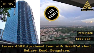 LP 115- Don't miss the end!😲 Luxury 4BHK Apartment Tour | 5800 sq.ft | FOR RENT | Luxury Properties