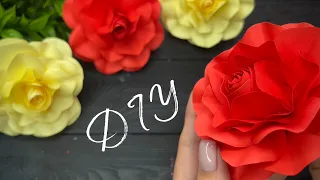Realistic Paper Flowers 🤩 DIY Цветы из бумаги Своими руками