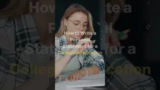 Easy Steps on How to Write a Personal Statement For a College Application