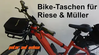 Biketaschen für Riese & Müller Fahrräder. Welche Taschen kann ich verwenden?