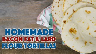 So Soft! So Easy! How To Make Soft Flour Tortillas Recipe From Scratch - Glen And Friends Cooking