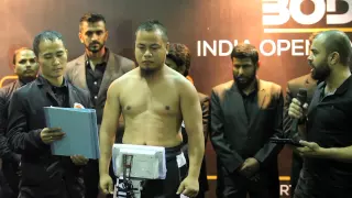 SFL- 39 India | Weigh-In