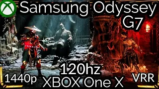 XBOX One X 1440p/120hz/VRR on the Samsung Odyssey G7 - On Screen Gameplay