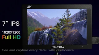 FEELWORLD FW703 7 Inch 3G SDI 4K HDMI Camera Monitor for Field DSLR Sony Panasonic Nikon Canon