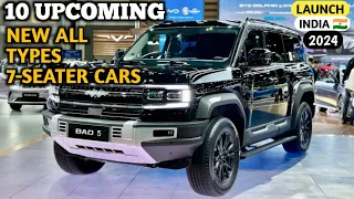 10 Upcoming All Types 7-Seater Car Launch In India 2024 | Features, Price, Launch Date | 7 Seater