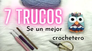 7 trucos y tips de ganchillo que todo principiante crochet debe saber! Se un mejor crochetero