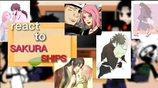 🔥😈Uchihas + kakashi reacts to sakura's ships||part-2||uchiha x sakura|