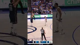 Luka Dončić kick assist to himself