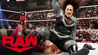 Nia Jax hits a sneak attack on Becky Lynch: Raw highlights, Feb. 26, 2024