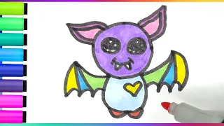 How to Draw A Cute Bat Vampire