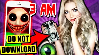 I TESTED HAUNTED APPS YOU SHOULD NEVER PLAY AT 3AM! (*DO NOT DOWNLOAD THESE APPS!*)