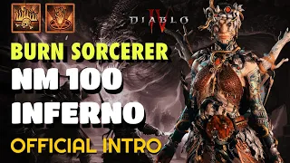 S2 Burn Sorc | NM 100 Inferno | Build Planner Included | No Deaths | Season 2 l Patch 1.2.0