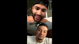 Gustavo Lima brinca com Felipe Franco em live: 'vou meter a cara na cachaça'