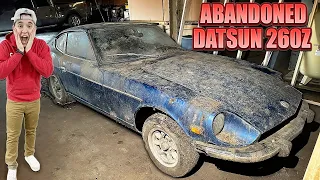 ABANDONED Datsun 260z Barn Find: First Wash in 22 Years! Satisfying Car Detailing Restoration