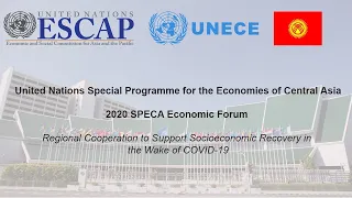 The Economic Forum “Regional Cooperation to Support Socioeconomic Recovery in the Wake of COVID-19”