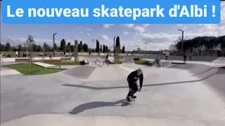 AURÉLIEN MACHU AU NOUVEAU SKATEPARK D'ALBI.