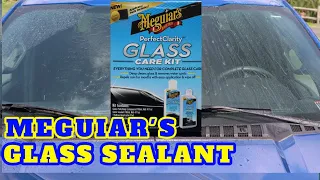 Meguiar's Glass Sealant and glass polish? This is how to use Meguiars perfect clarity glass care kit