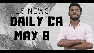 CURRENT AFFAIRS SESSION - MAY ( 8 ) | DAILY CA  | ( BANK /SSC/RAILWAY )| Mr .JACKSON