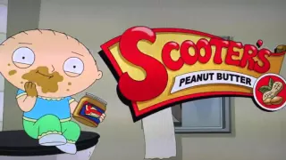 Family Guy Stewie Griffin peanut butter kid commercial nom nom nom