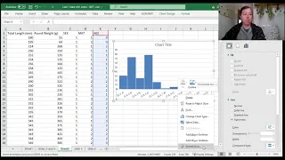 Population Demographics on Excel 1: Catch at Age Histogram