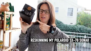 Reskinning My Polaroid SX-70 Sonar