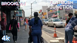 BROOKLYN [4K] WALKING TOUR OF FLATBUSH JUNCTION/NOSTRAND AVE. NYC USA (07 14, 23)!!!