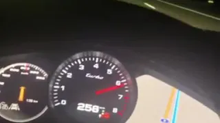 Porsche Cayenne 310 km/h Germany's autobahn