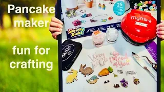 Mini pancake maker turned into little oven for crafters