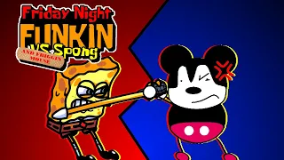 Friday Night Funkin': Spong VS Friggin Mouse (Universes Meet) Full Week [FNF Mod/HARD/Fan made]