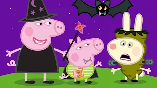 Peppa Pig Goes Trick or Treating 🐷🍬 Peppa Pig Official Family Kids Cartoons