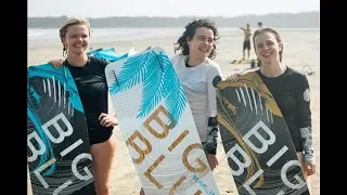 GIRLS LEARN KITEBOARDING