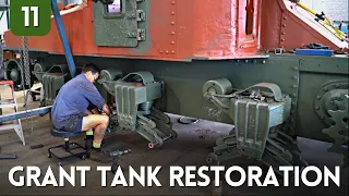 WORKSHOP WEDNESDAY: Reassembling restored WW2 Grant tank suspension units