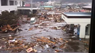 Tsunami Hits Noda General Center, Noda Village 3/11/2011