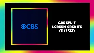 CBS Split Screen Credits (11/7/22)