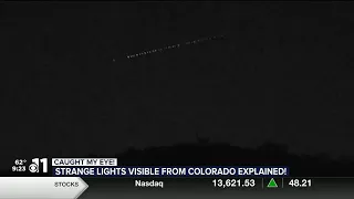 WATCH: Strange lights spotted in the sky from Colorado and Arizona explained!