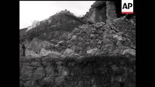 BRITISH TROOPS ENTER CASSINO - NO SOUND