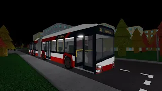 Nid's buses & trams. Line 41 on Solaris Urbino 18 IV from Plzen.
