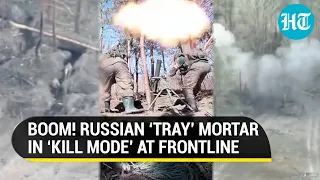 Russian Army bombs Ukraine soldiers ‘hiding’ in trenches as Putin’s drones hunt them down | Watch