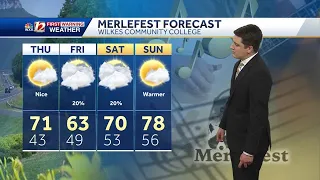 WATCH: Beautiful Thursday, more clouds tomorrow