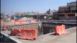 Trolebús Elevado Santa Martha-Chalco Obras Méx-Pue Km 19-21