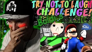 Vapor Reacts #652 | TRY NOT TO LAUGH CHALLENGE "If Mario was in Baldi's Basics" by SMG4 REACTION!!