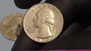 1970 QUARTER DOLLAR COINS || AMERICA #history #kacoin #numismatics #trending #viral #americancoin