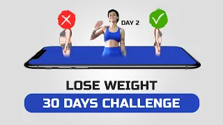 30 Days Lose Weight Challenge | Day 2 | Lose 3-5 Kg no equipment