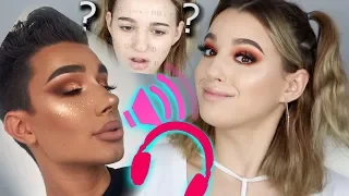 i tried following ONLY the VOICEOVER of a JAMES CHARLES MAKEUP TUTORIAL! | Jordan Byers