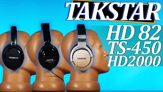 🎧 Порівняння навушників Takstar PRO 82, Takstar TS-450 і Takstar HD2000