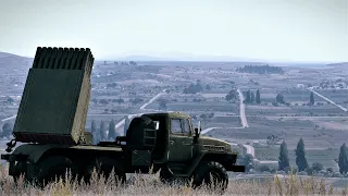 Çoklu Roketatar Füzesi Rusya Konvoy Yok Etme Simülesi - ARMA 3 Simulation Savaşı - ukrayna