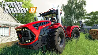 КУПИЛ ОЧЕНЬ БОЛЬШОЙ И МОЩНЫЙ ТРАКТОР В КОЛХОЗ! КИРОВЕЦ К-7М В FARMING SIMULATOR 19